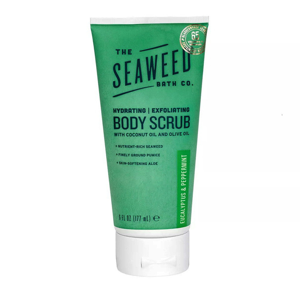 The Seaweed Bath Co. Eucalyptus and Peppermint Body Scrubs, 6 Oz